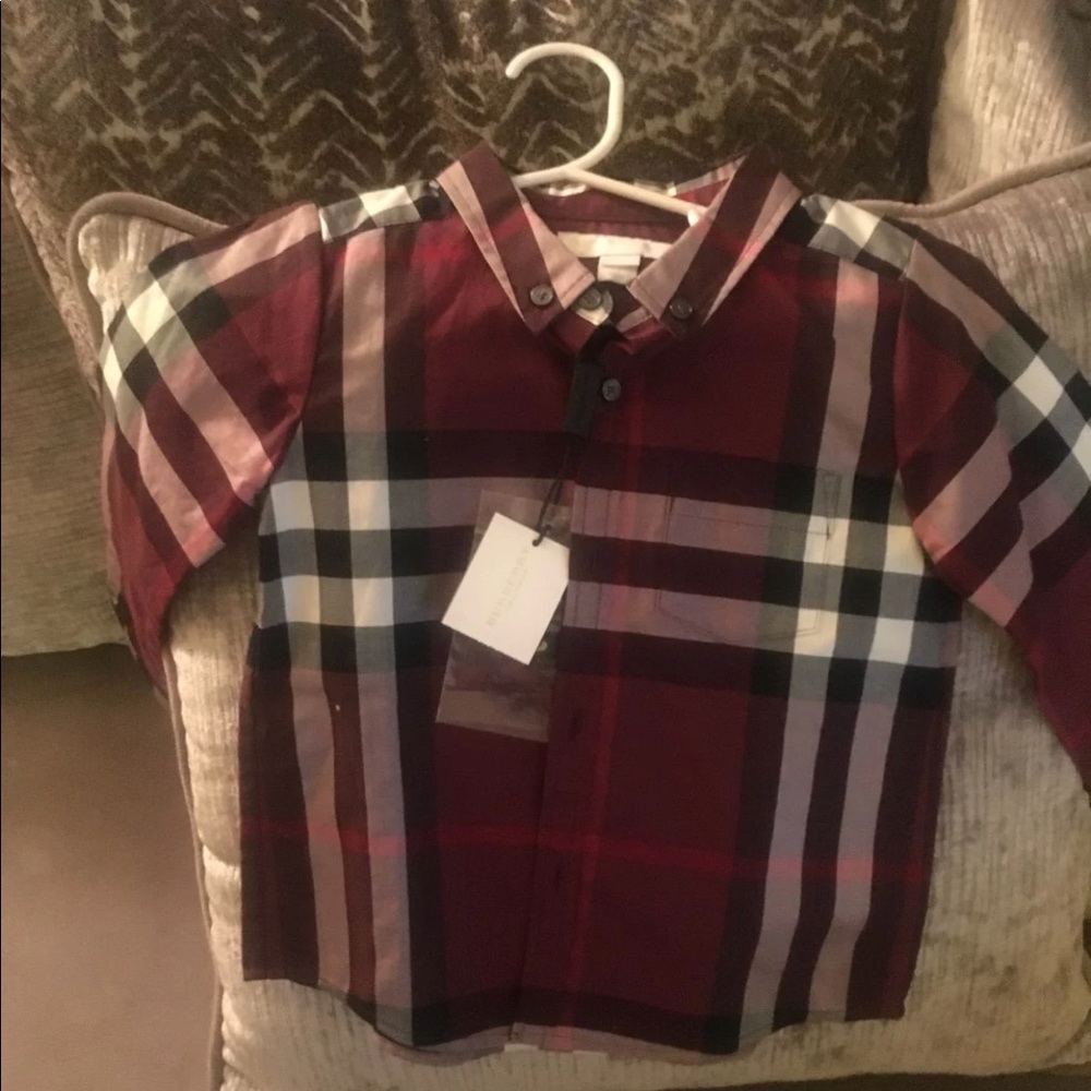 Authentic Burberry Flannel 2t